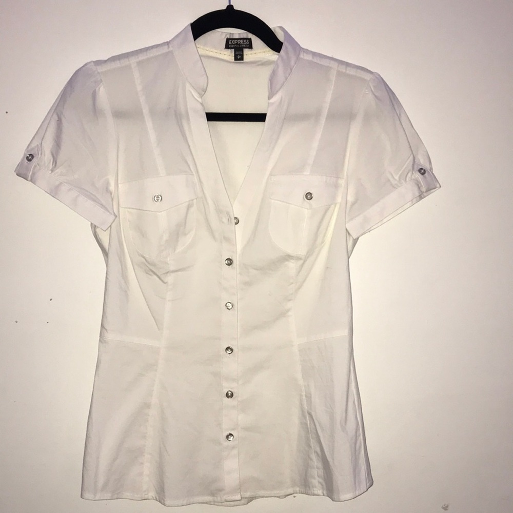 White button down shirt